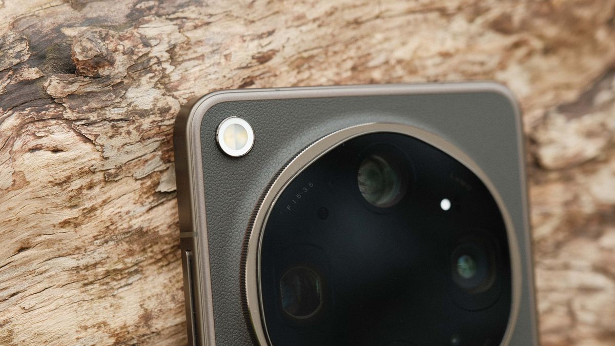 Close-up of the Oppo Find X9 Ultra camera module and rear flash