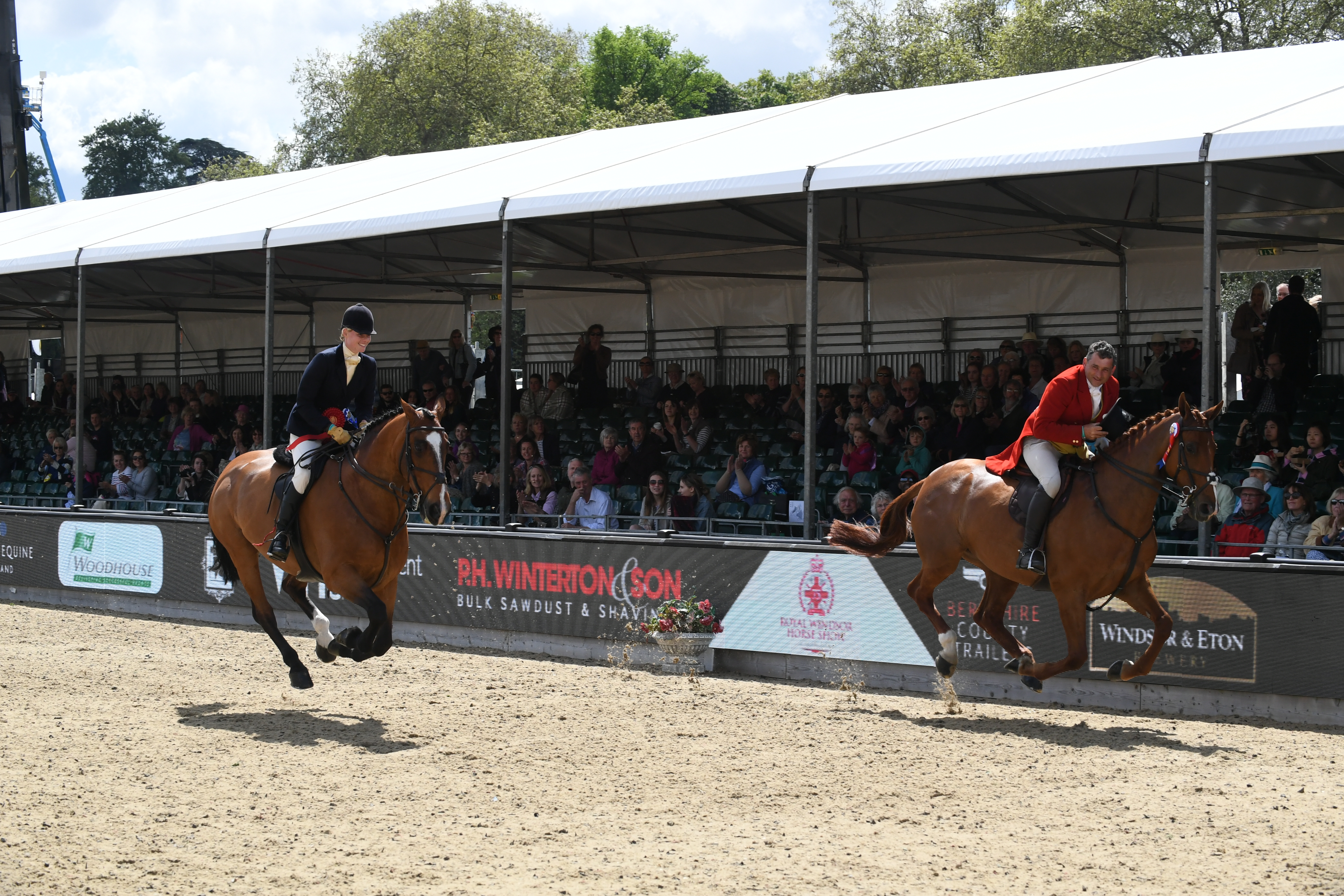 rory gilsenan and katy green at royal windsor horse show