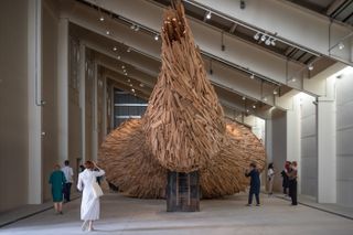 Sharjah Biennial 15 Nari Ward, Duty Colossus , 2022. Commissioned by MASS MoCA, North Adams, USA, and Sharjah Art Foundation.