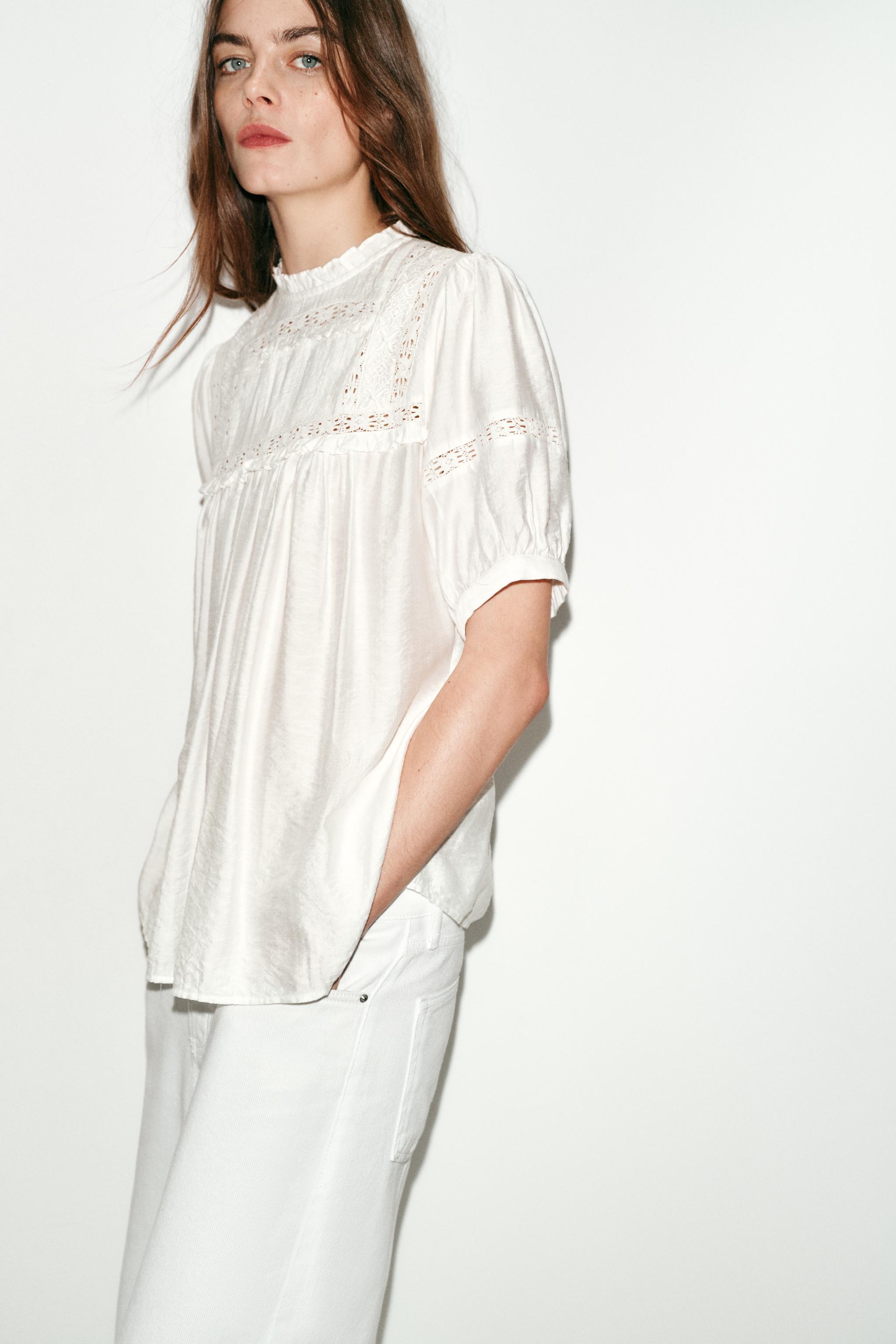 Romantic Balloon Sleeve Blouse