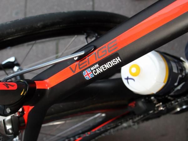 Mark Cavendish (HTC-Highroad) put his new Specialized McLaren Venge to good use today, winning Scheldeprijs in a bunch sprint.