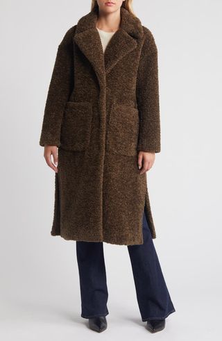 Faux Shearling Teddy Coat