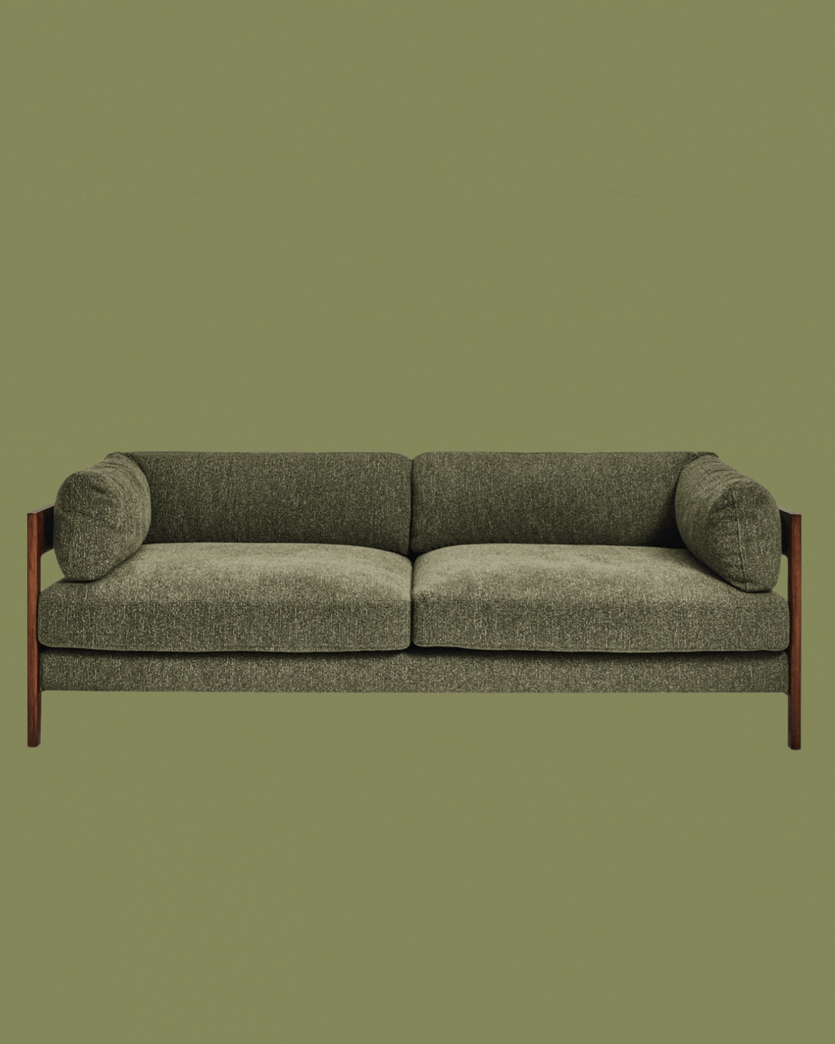 Habitat, Myra Fabric 3 Seater Sofa - Green