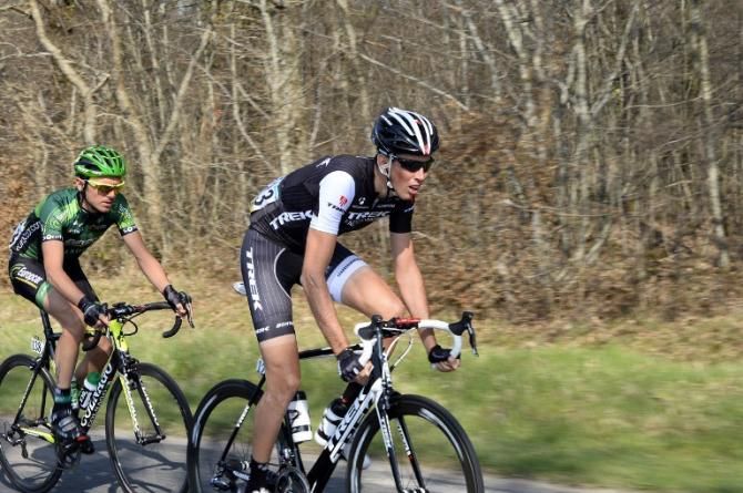Laurent Didier (Trek Factory Racing) leads the break