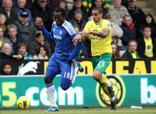 Romelu Lukaku in action for Chelsea