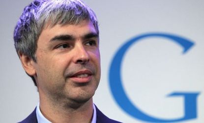 Google co-founder and CEO Larry Page: The search giant's financials were printed as an incomplete draft, which may have had investors freaked.