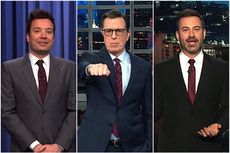 Jimmy Kimmel, Jimmy Fallon, and Stephen Colbert on Trump and dogs