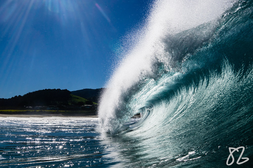 To snag this awesome shot of an offshore wave, Gravem used his Sony a6000 in a CMT Water Housing.