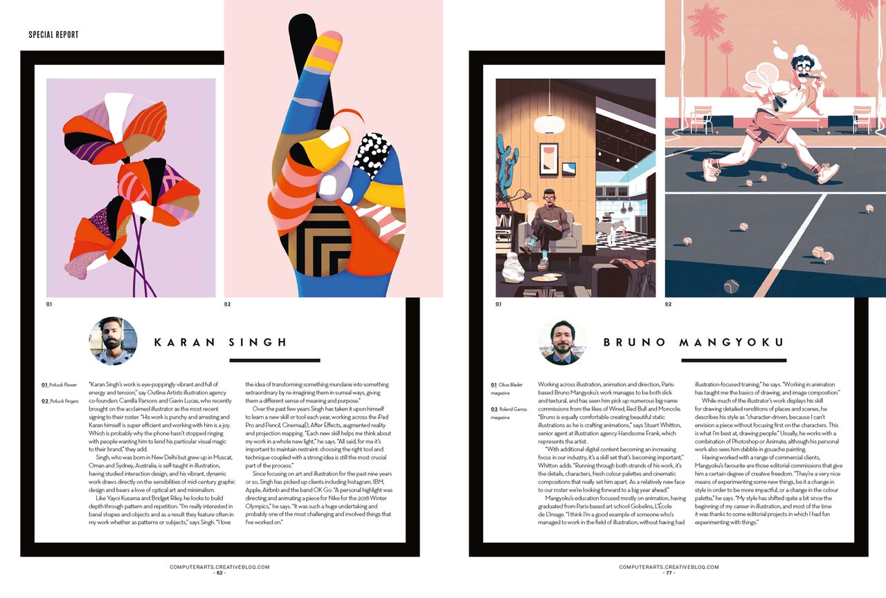 Our illustrator hotlist is bursting with talent