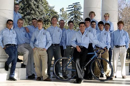 The team looking smart in their casual wear.