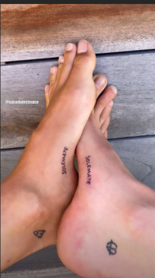 Cara and Kaia share matching tattoos