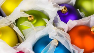 Storing Christmas baubles