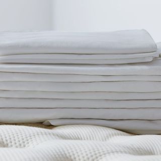 Percale Sheet Set against a white background.