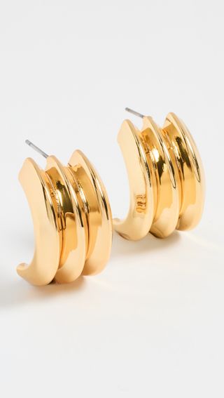 Dome Ribbed Earrings