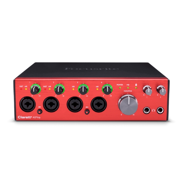 Best Focusrite audio interfaces: Focusrite Clarett+ 4Pre
