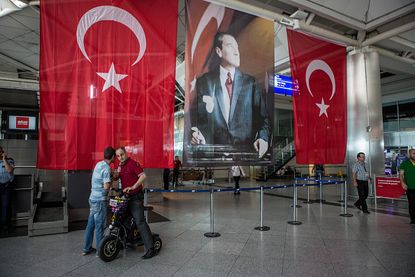 The Ataturk airport