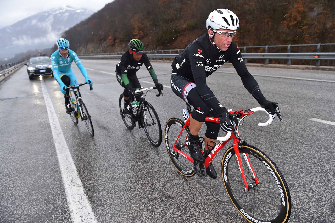 Stijn Devolder (Trek Factory Racing) in the break