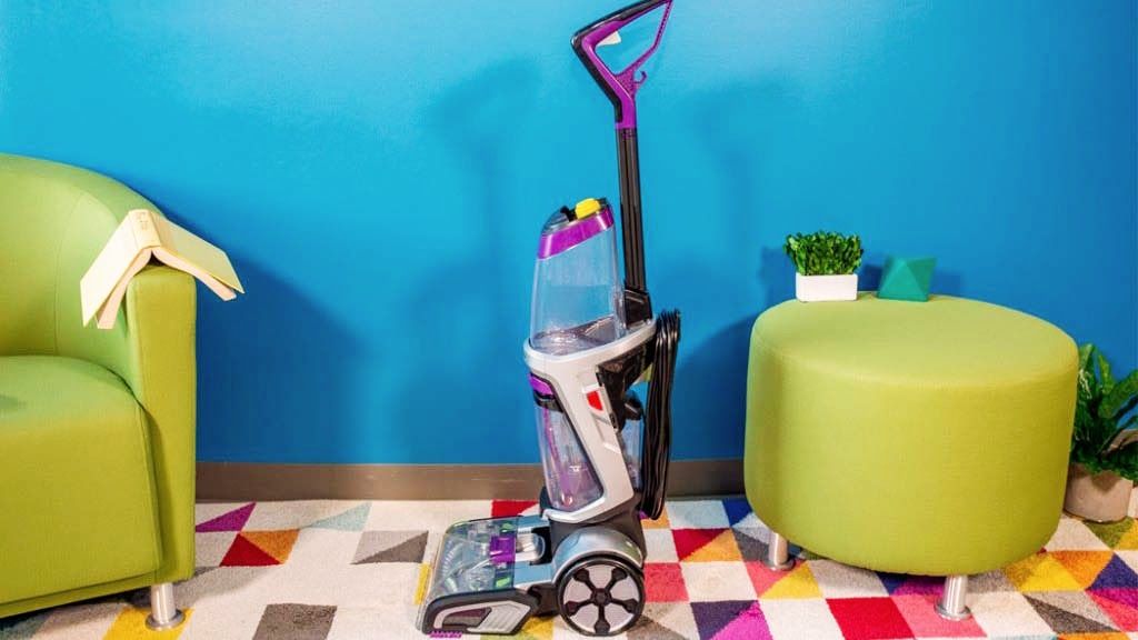 Bissell ProHeat 2X Revolution Pet being tested in writer's home