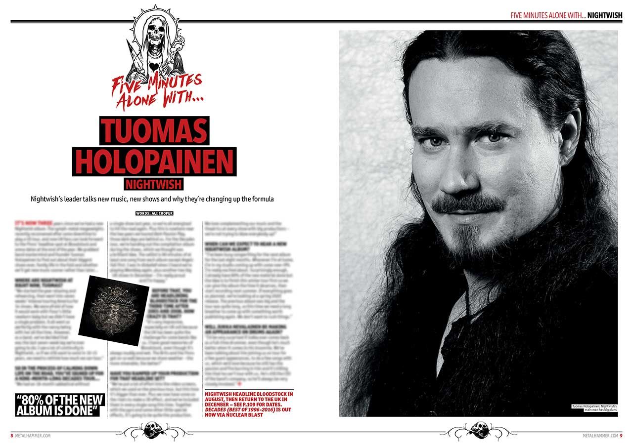 Tuomas Holopainen Metal Hammer feature