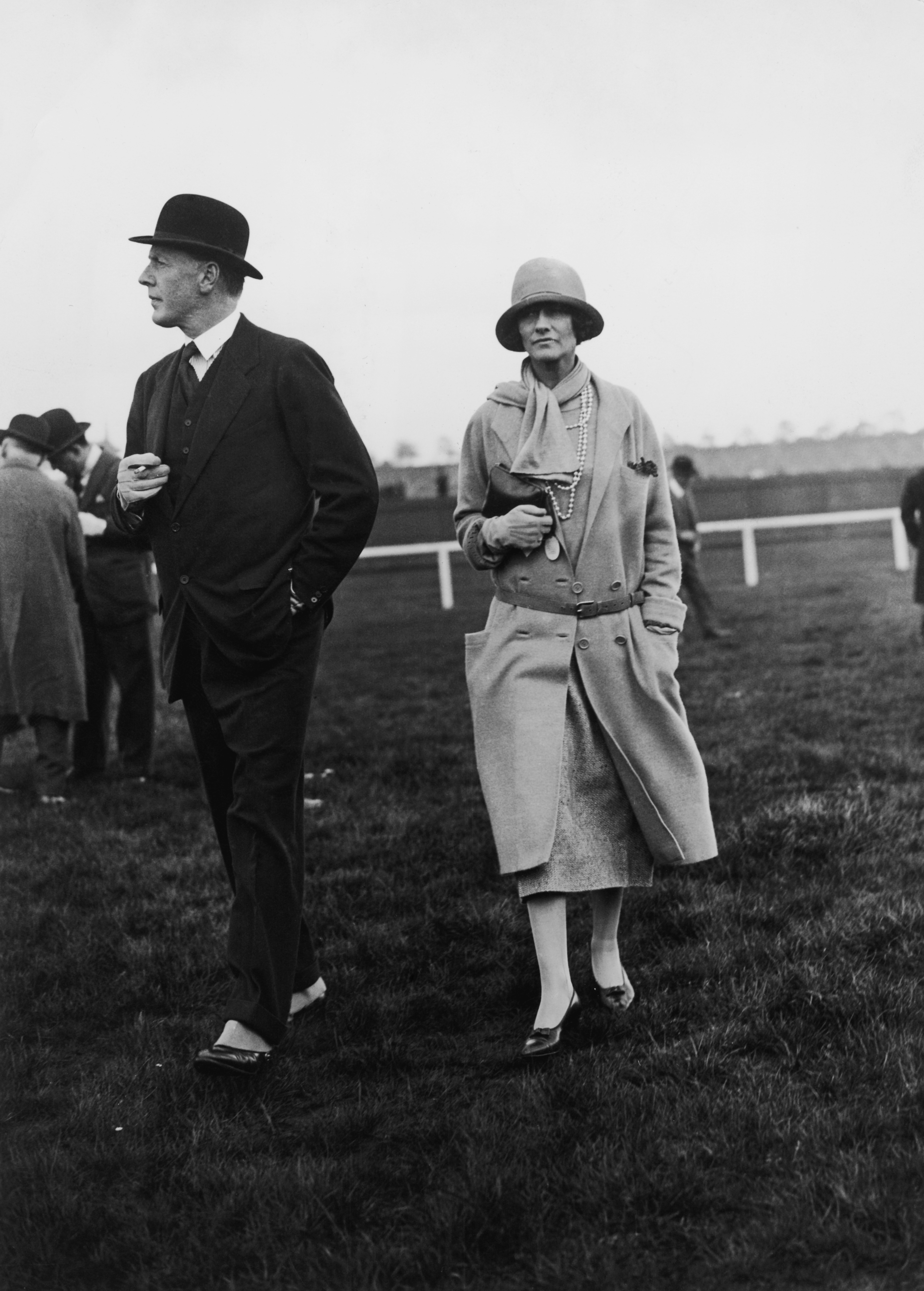 Coco Chanel and the Duke of Westminster at Chester Races in 1924