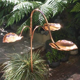 Copper Heart Birdbath Tree by LONDON GARDEN TRADING