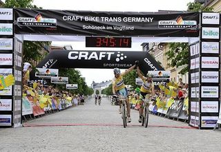 Trans Germany men's stage five winners Thomas Dietsch and Martin Kraler