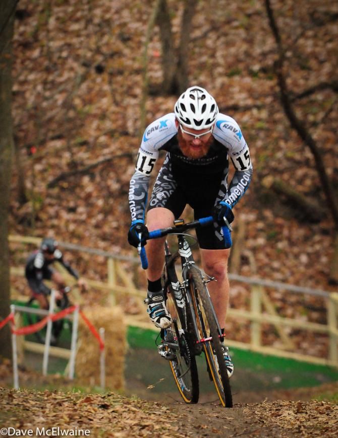 Robert Marion (American Classic) riding in the top ten