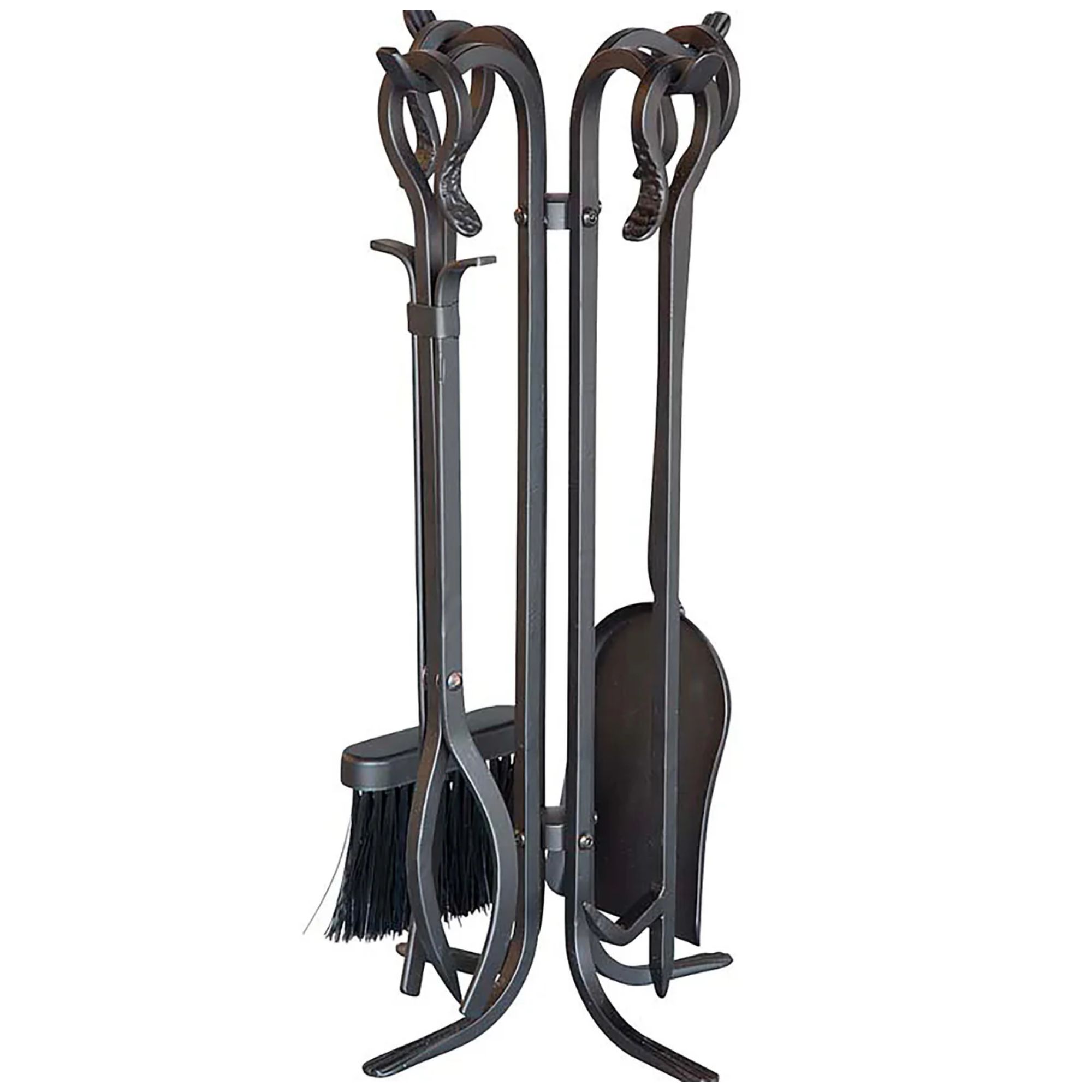 Hand-Forged Fireplace Tool Set