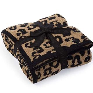 Barefoot Dreams Cozychic Barefoot in the Wild Throw Leopard One Size