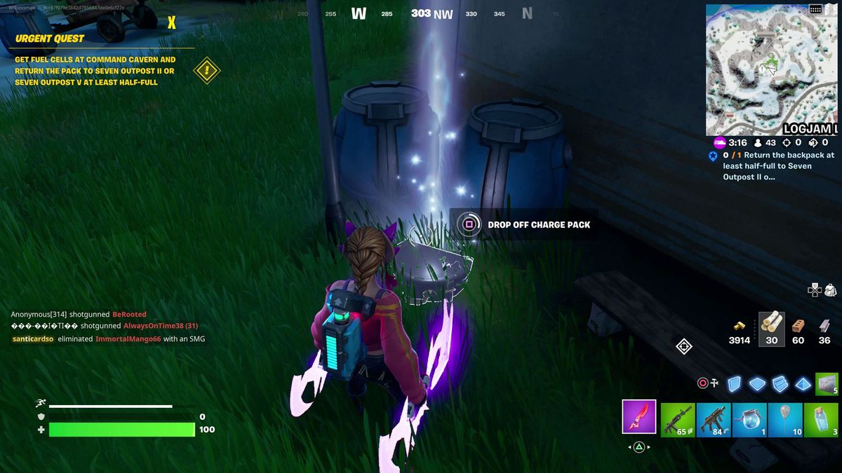 How to collect Fortnite fuel cells with the backpack GamesRadar+