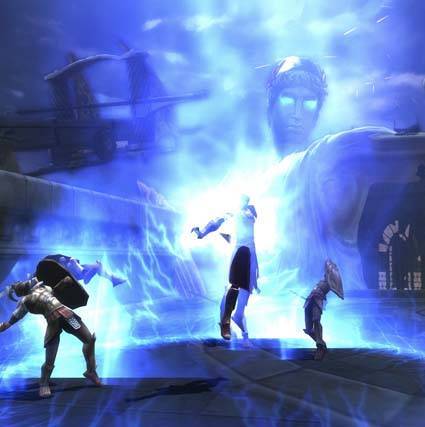 Kratos has similar magical abilities in God of War II, such as the Rage of Poseidon, as well as a few news spells.