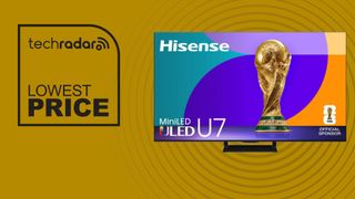Hisense U75Q lowest price deal image