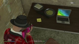 Finding the safe code in GTA Online Stash Houses