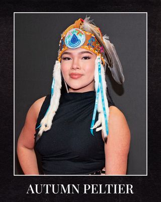 Image of Autumn Peltier. Text reads "Autumn Peltier"