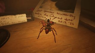 Riding an ant in Grounded 2