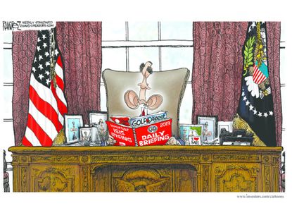 Obama cartoon U.S. policy