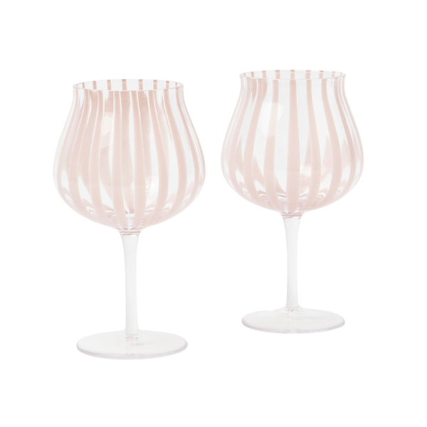Vita Pink Gin Glasses Set of Two | Oliver Bonas