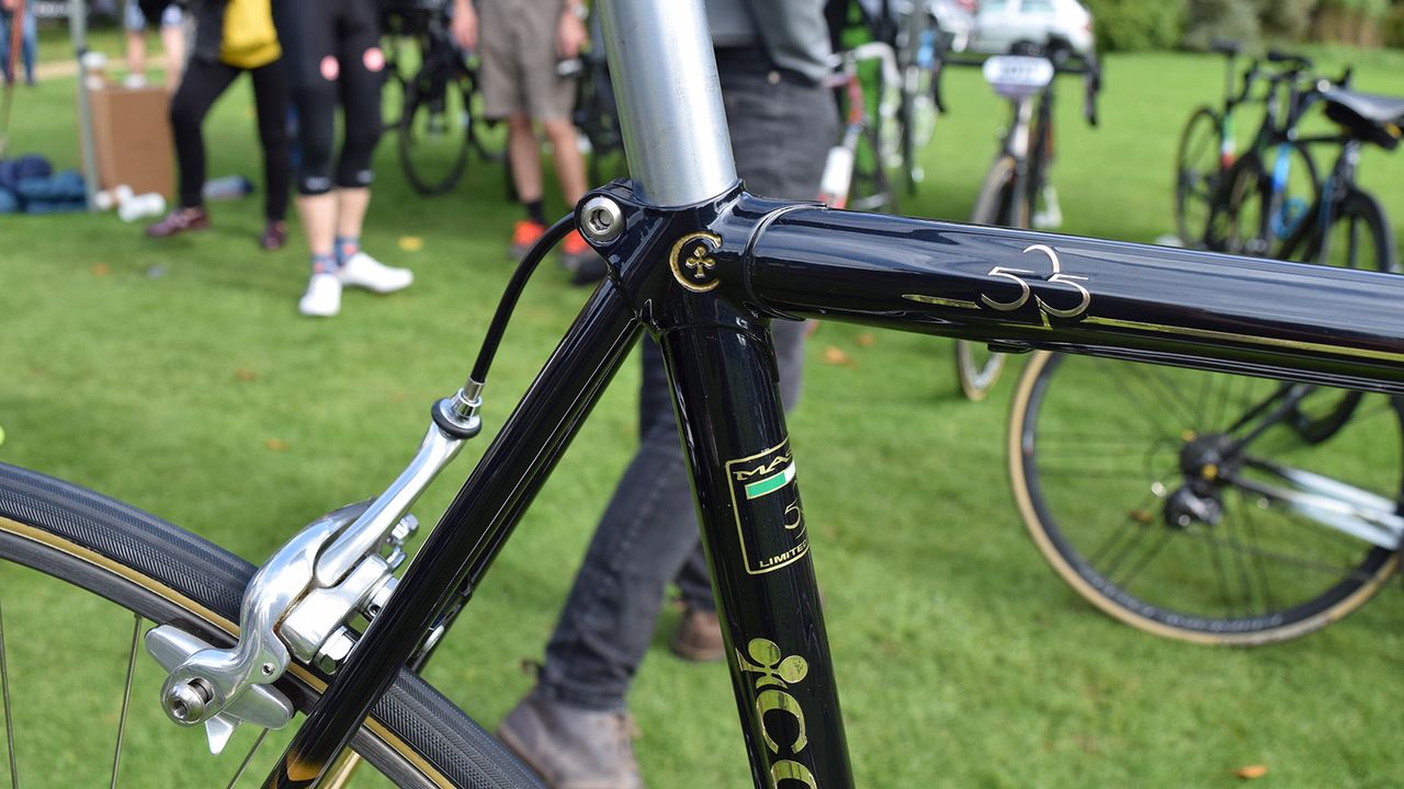 Colnago Master frames feature traditional lugging alongside the steel tubes
