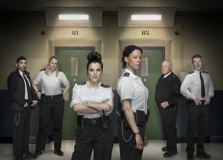 The cast of Screw is led by Nina Sosanya and Jamie-Lee O'Donnell (both centre). 