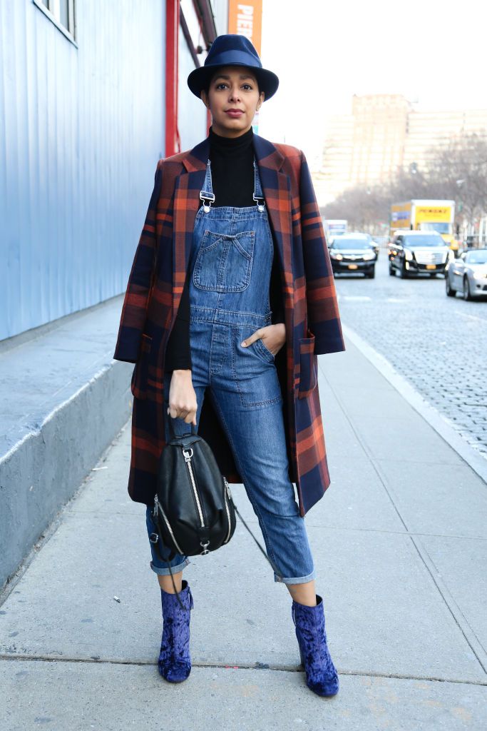 13 Denim Overalls Outfit Ideas  How to Wear Denim Overalls 2023  Marie  Claire