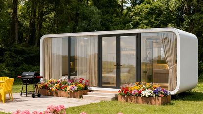 Modern Prefab Steel-Framed Tiny House to Live in