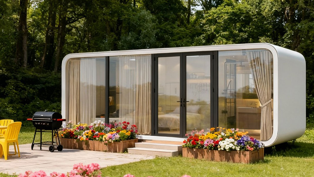 Modern Prefab Steel-Framed Tiny House to Live in