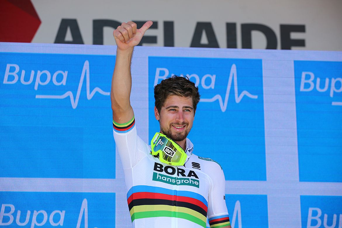 Thumbs up from Peter Sagan (Bora-hansgrohe)