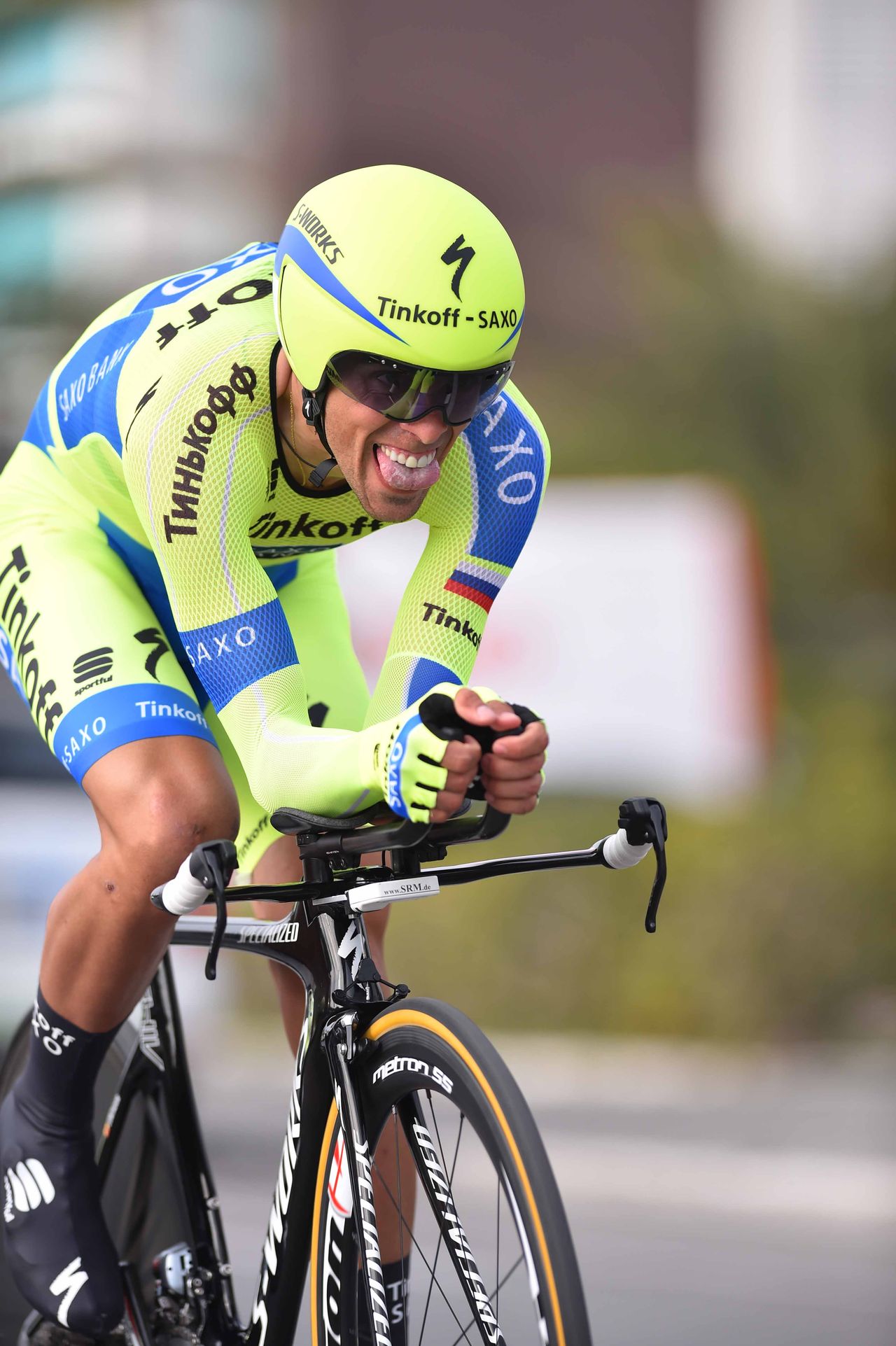 Alberto Contador powers home