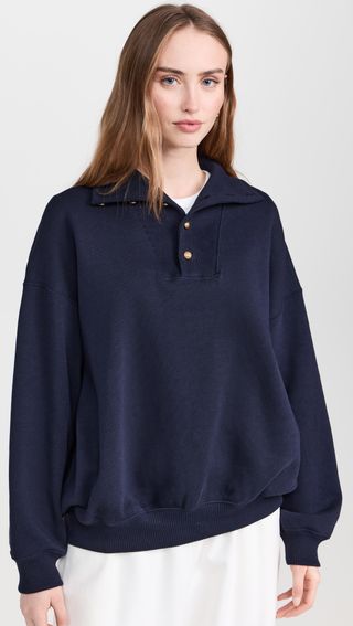 Vintage Fleece Long Sleeve Sweatshirt