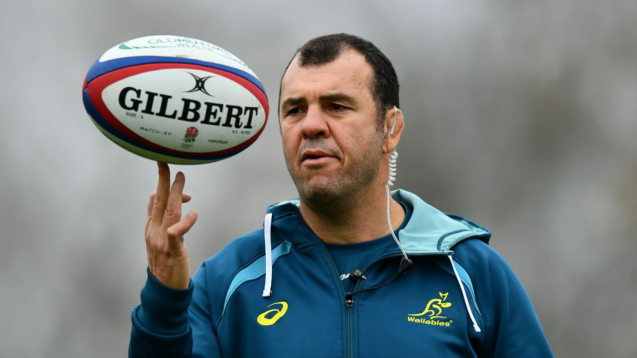 Michael Cheika Australia head coach rugby union