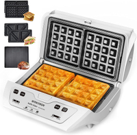 WOWDSGN Waffle Irons 3-in-1 Maker