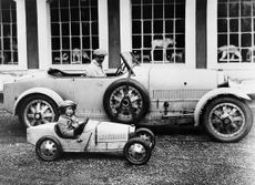 Jean and Roland Bugatti, pictured in about 1930