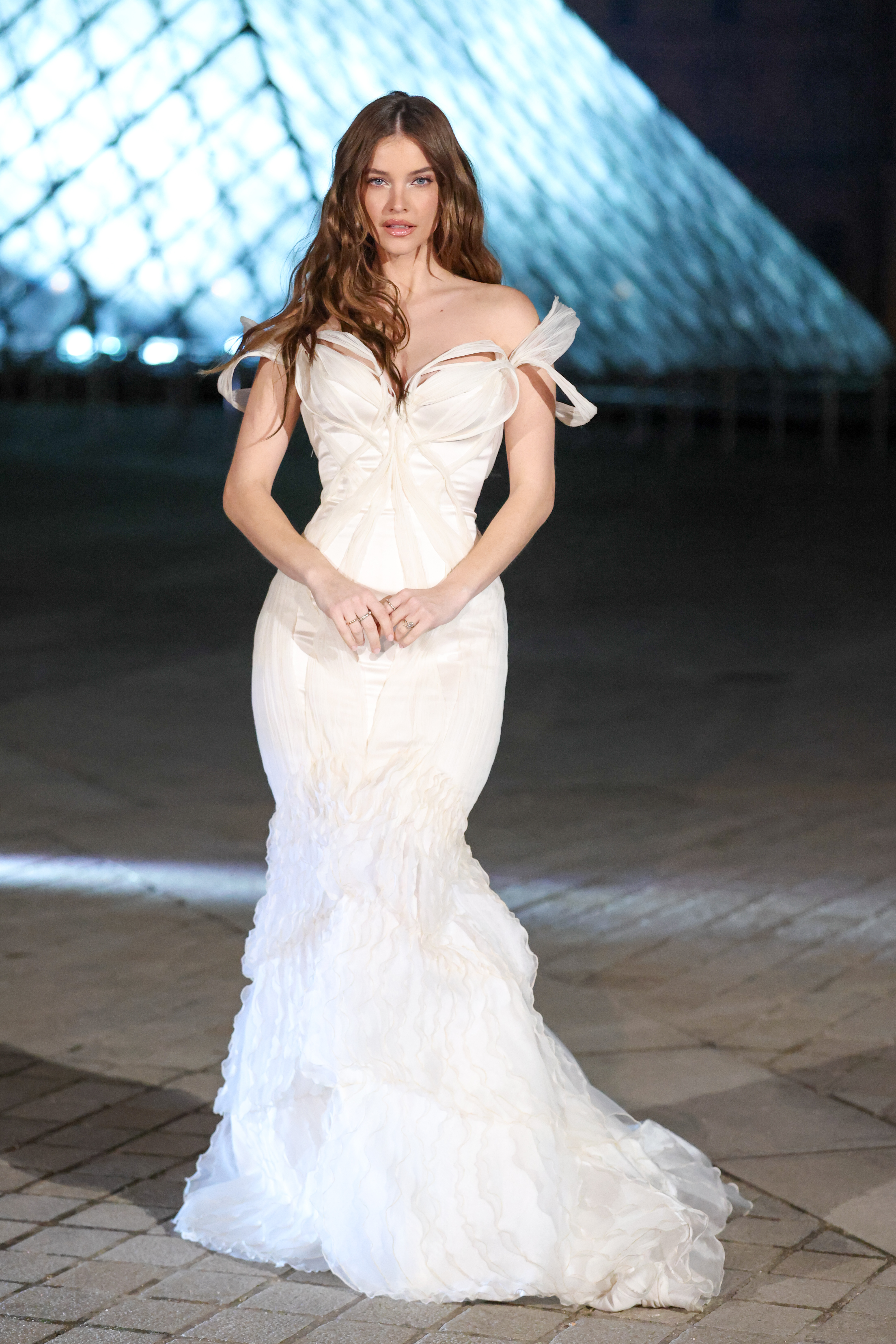 Barbara Palvin attended the 2026 Le Grand D&amp;icirc;ner du Louvre