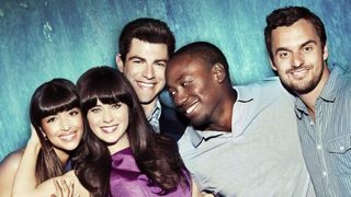 Hannah Simone, Zooey Deschanel, Max Greenfield, Lamorne Morris and Jake Johnson